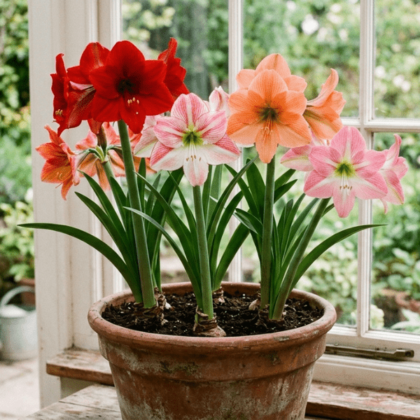 Amaryllis Lily Assorted (Hippeastrum Mixed Colours)