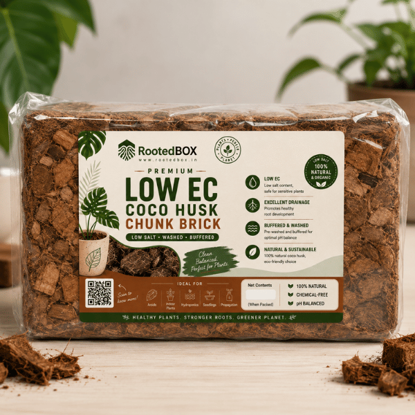 Low EC Chunky Coco Coir Chips Brick