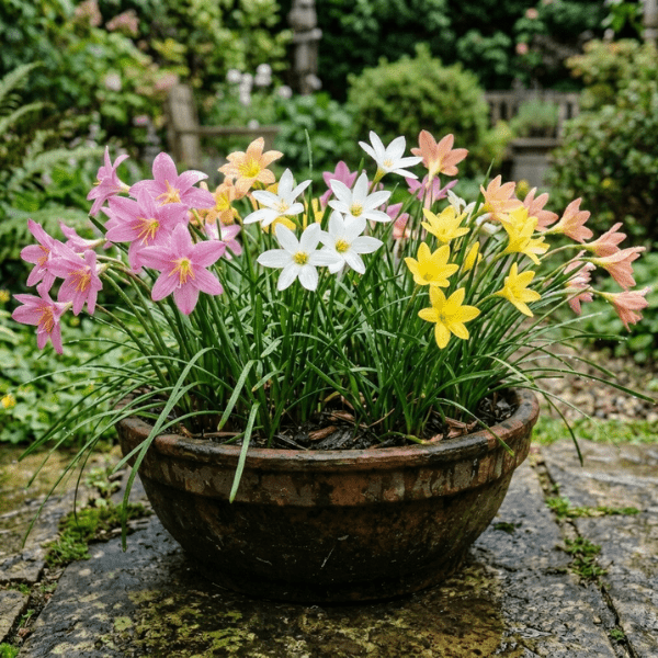 Rain Lily Bulbs Assorted 5 pcs (Zephyranthes)